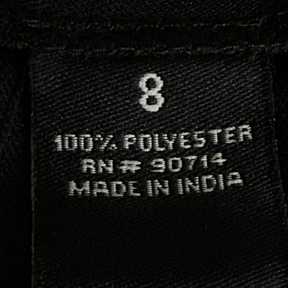 MSK Black Sleeveless Dress Drop Back & Front Size 8 - Picture 15 of 16